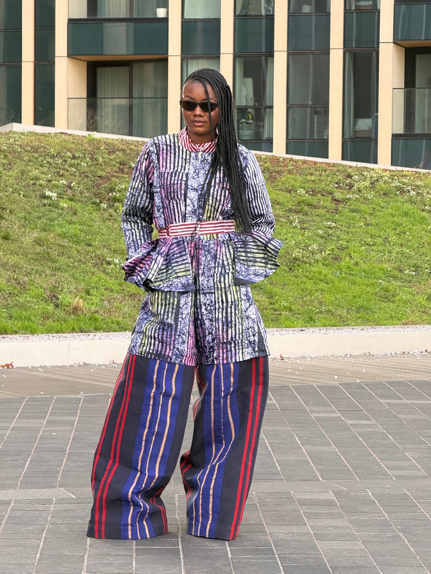 CUSTOM ADIRE DETACHABLE JUMPSUIT