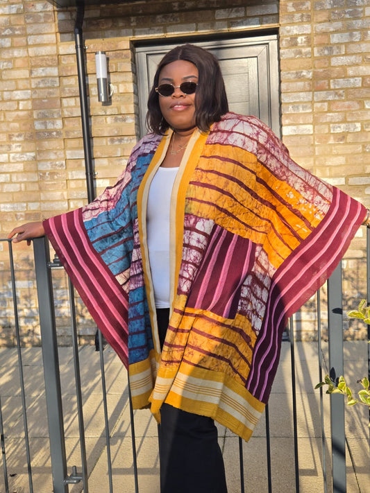ADIRE ASOOKE KIMONO